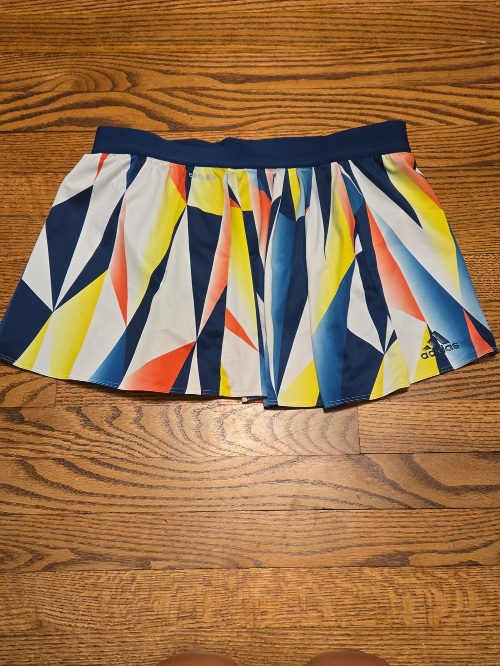 Adidas Multicolor Geometric Skort Climalite Medium
